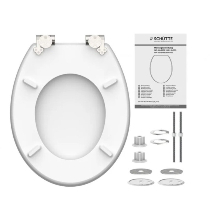 Schütte BLACK STONE | MDF HG, Soft Close