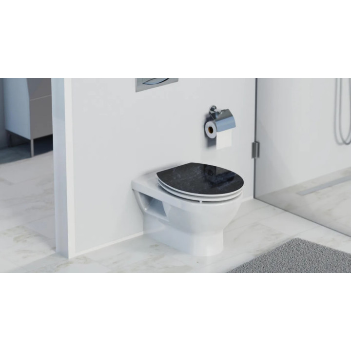 Schütte BLACK STONE | MDF HG, Soft Close