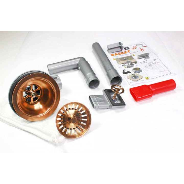 Lira Výpust vč. přepadu Bronze satin