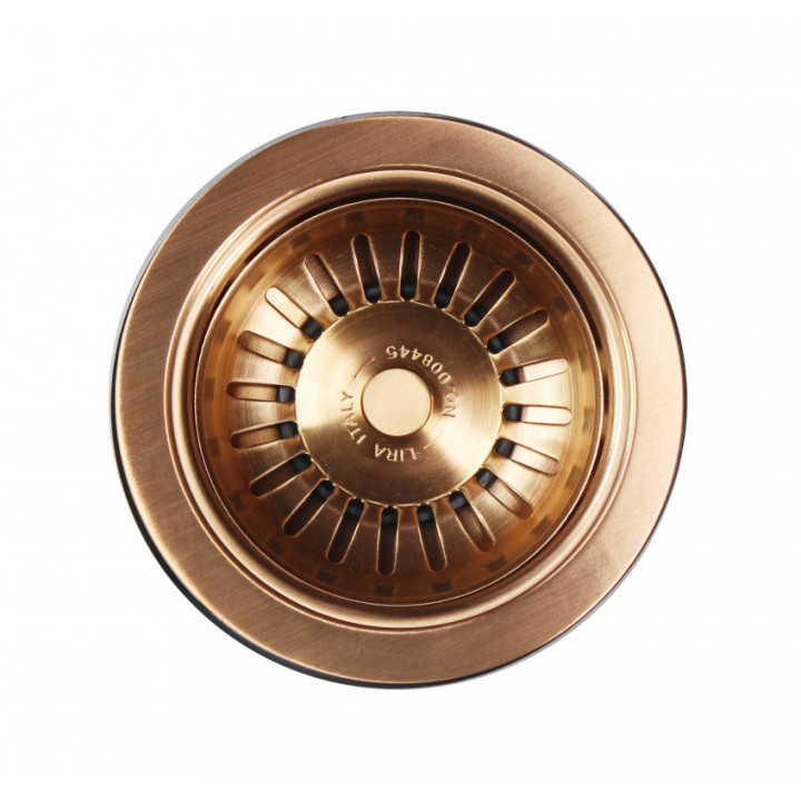 Lira Výpust vč. přepadu Copper satin