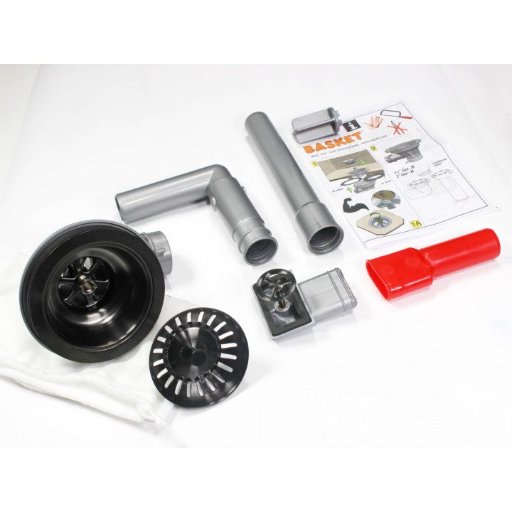 Lira Výpust vč. přepadu Iron pearl